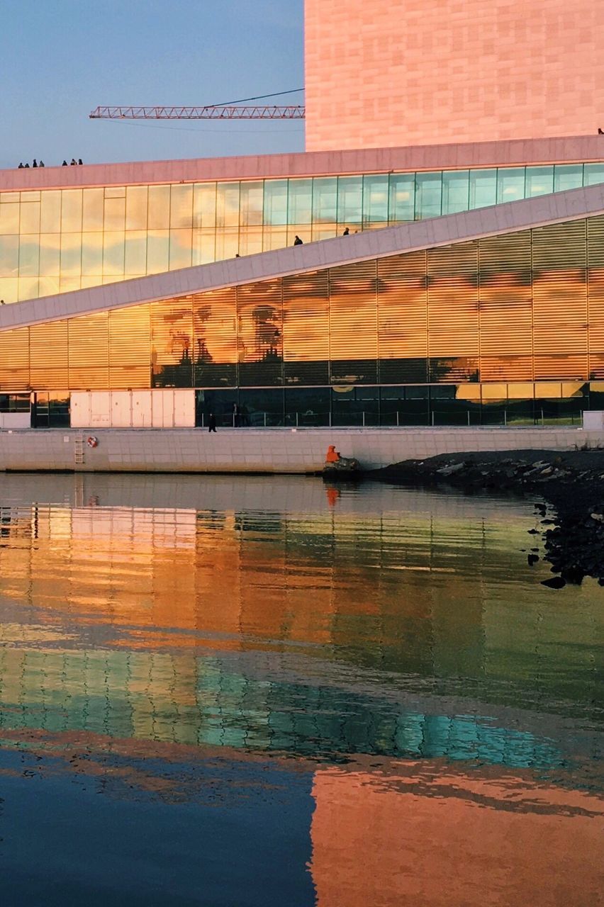 REFLECTION OF SKY IN WATER