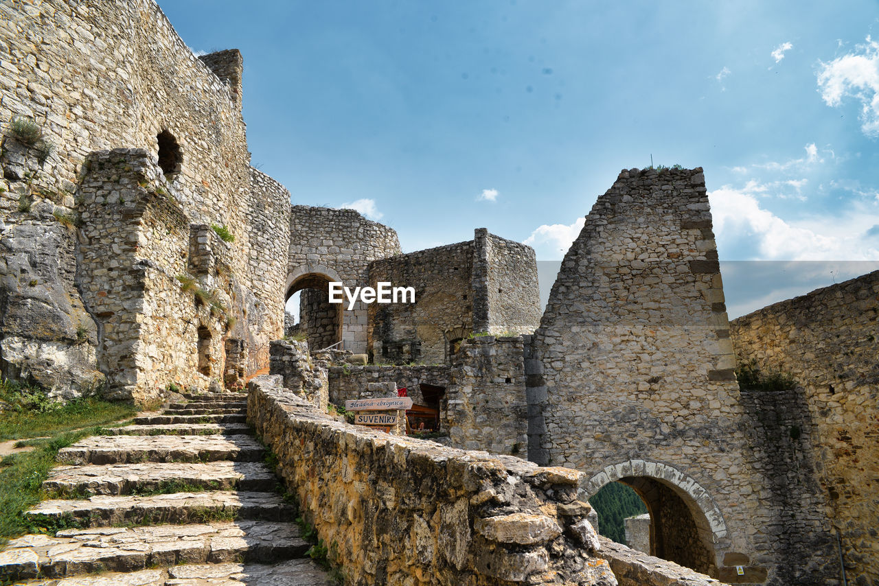 old ruins against sky