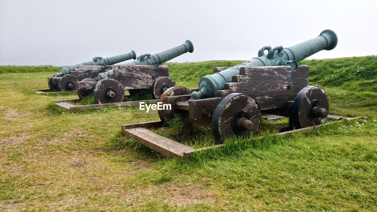 OLD RUINS ON FIELD
