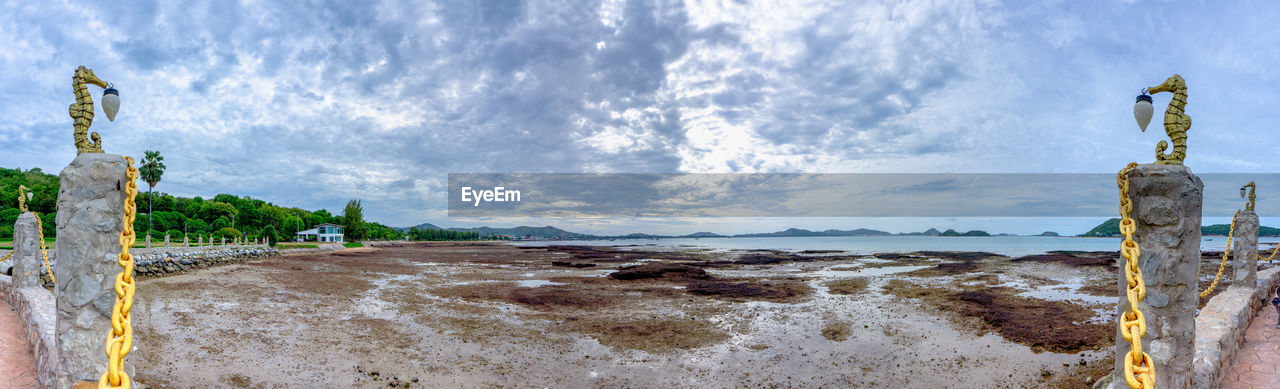 PANORAMIC SHOT OF SEA AGAINST SKY
