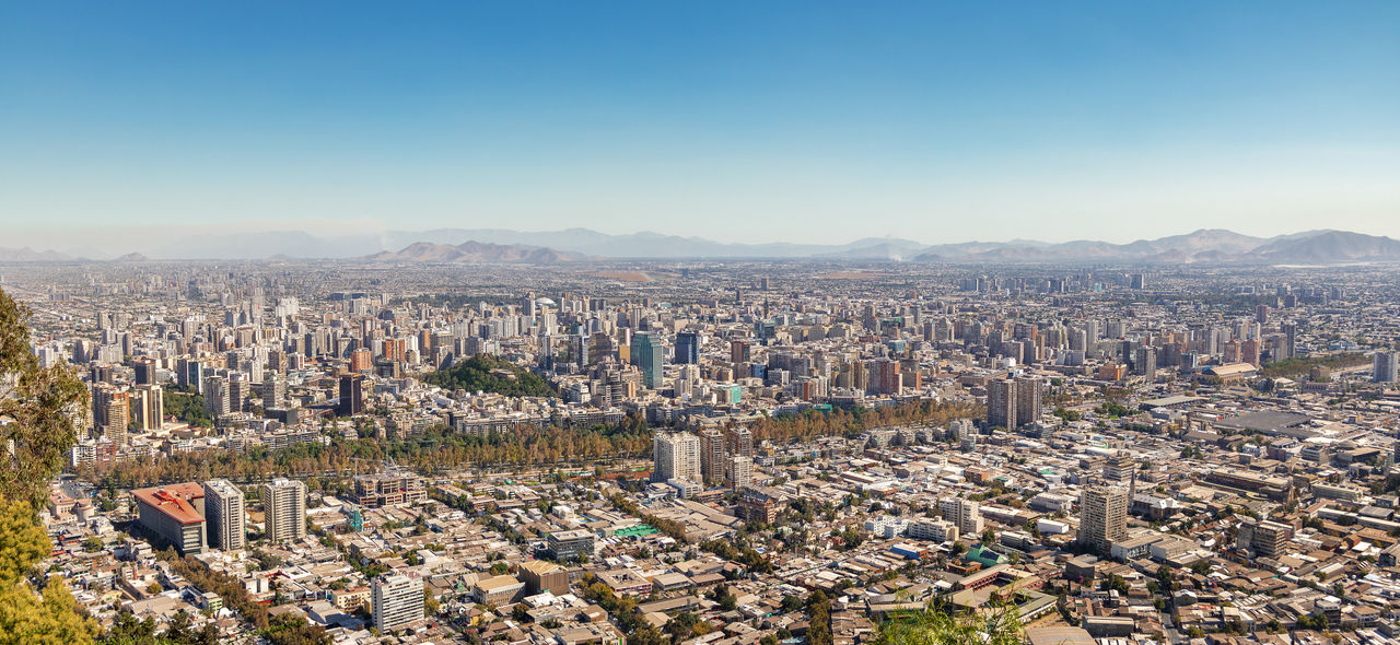 aerial view of cityscape against sky