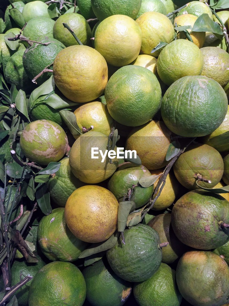 Full frame shot of fruits in market