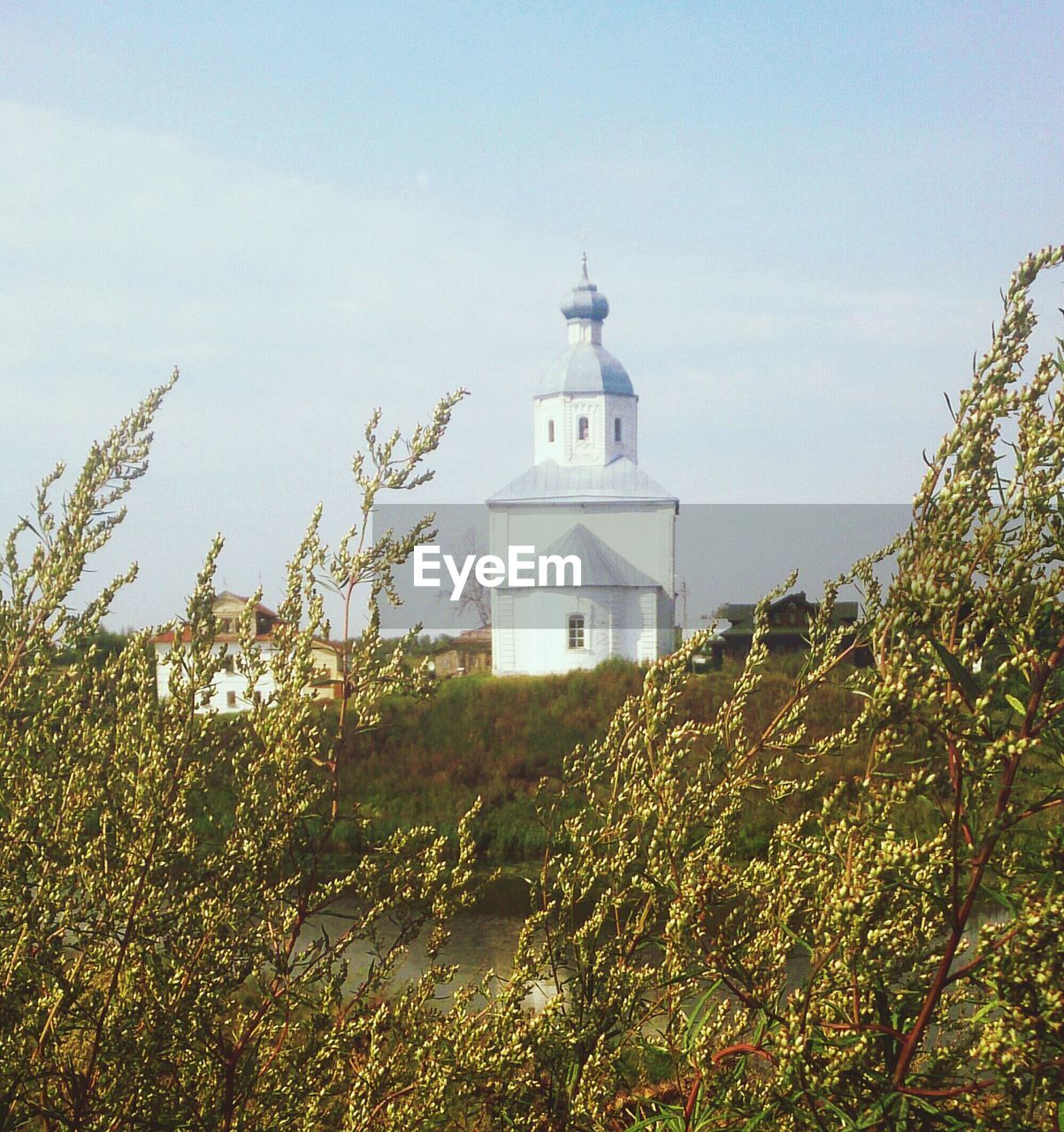 Church against sky