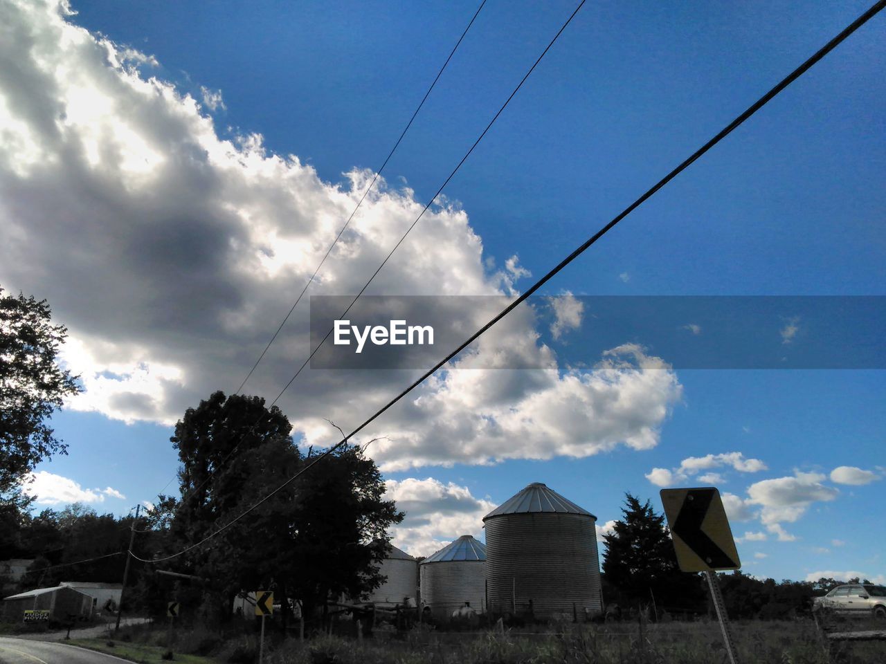 Houses against sky