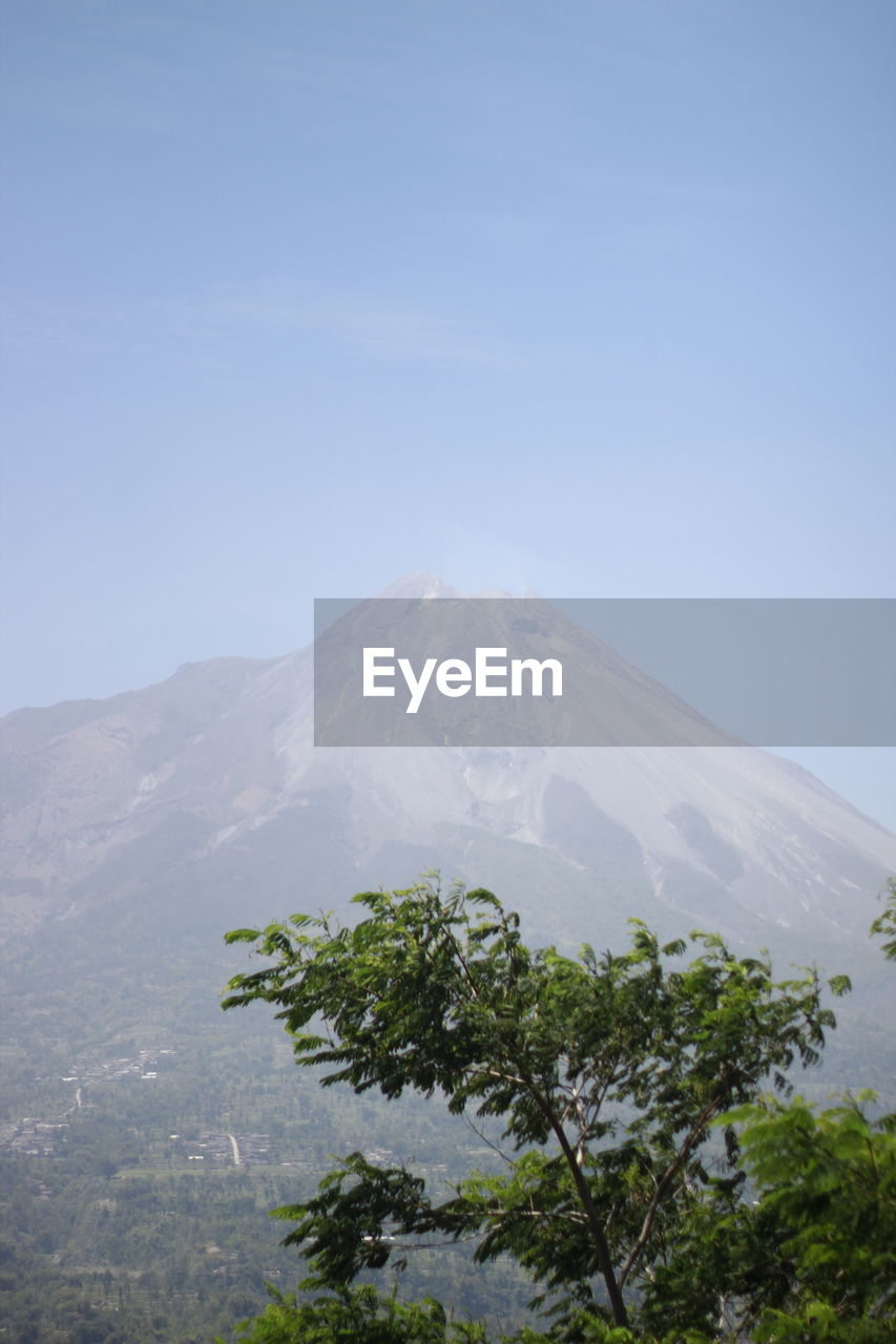 Scenic view of mountain against sky