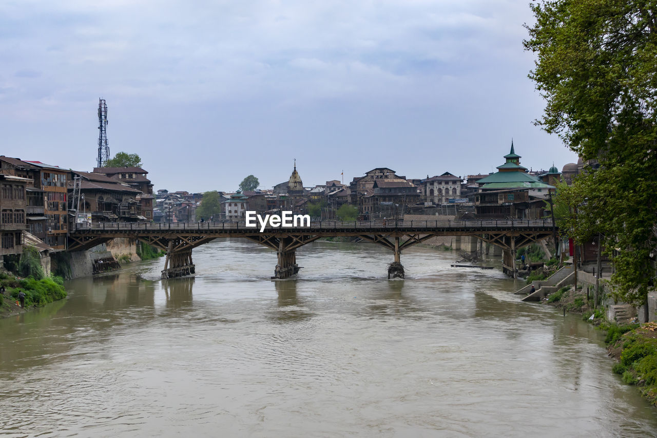 BRIDGE OVER RIVER IN CITY