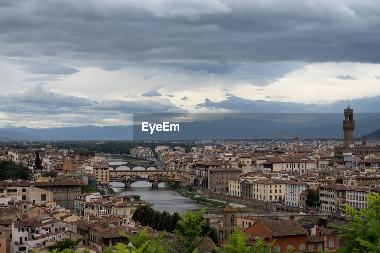 High angle view of florence