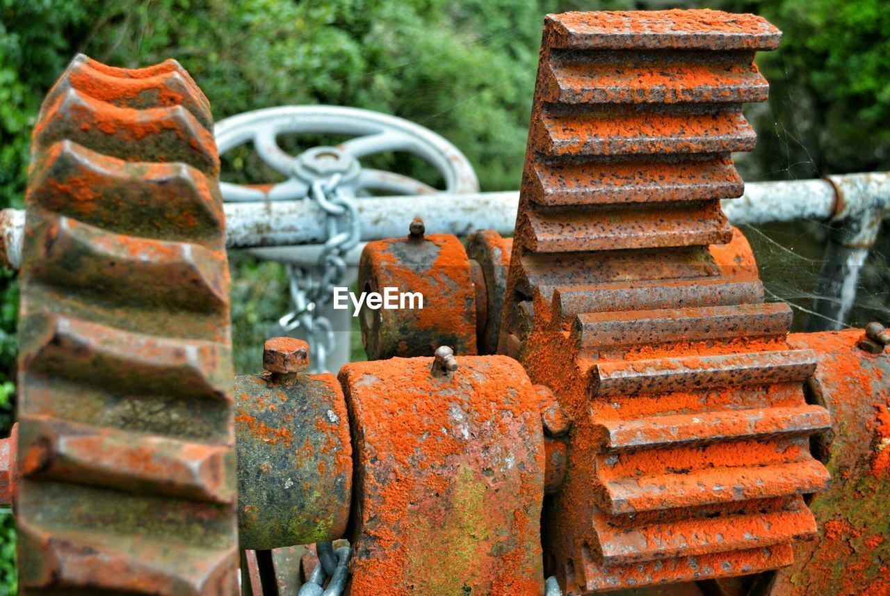Detail shot of machinery