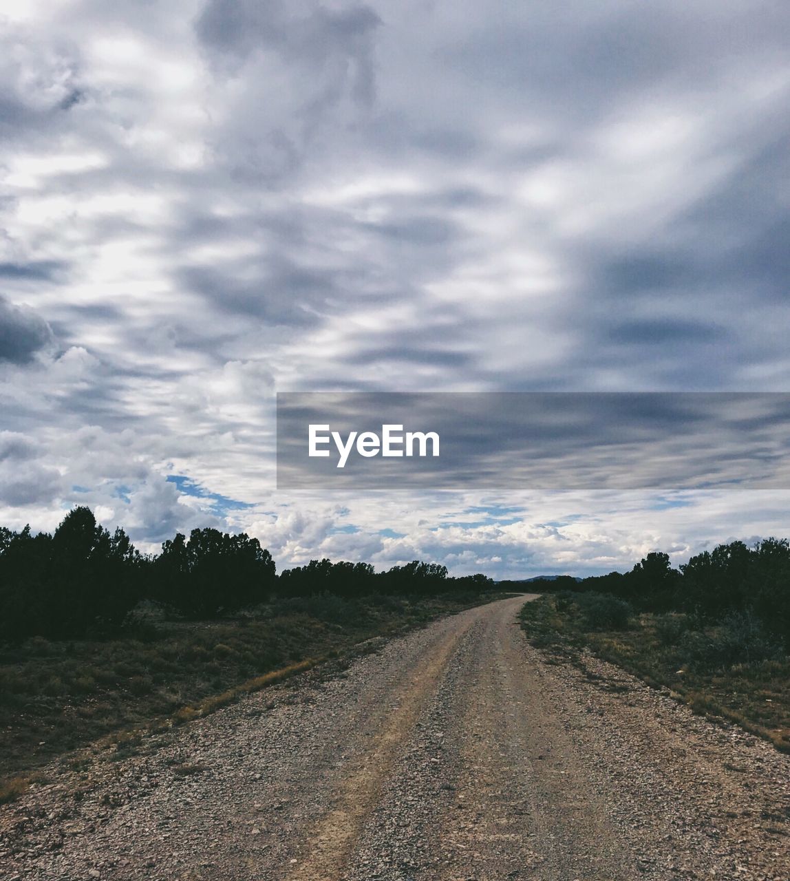 EMPTY ROAD ALONG LANDSCAPE