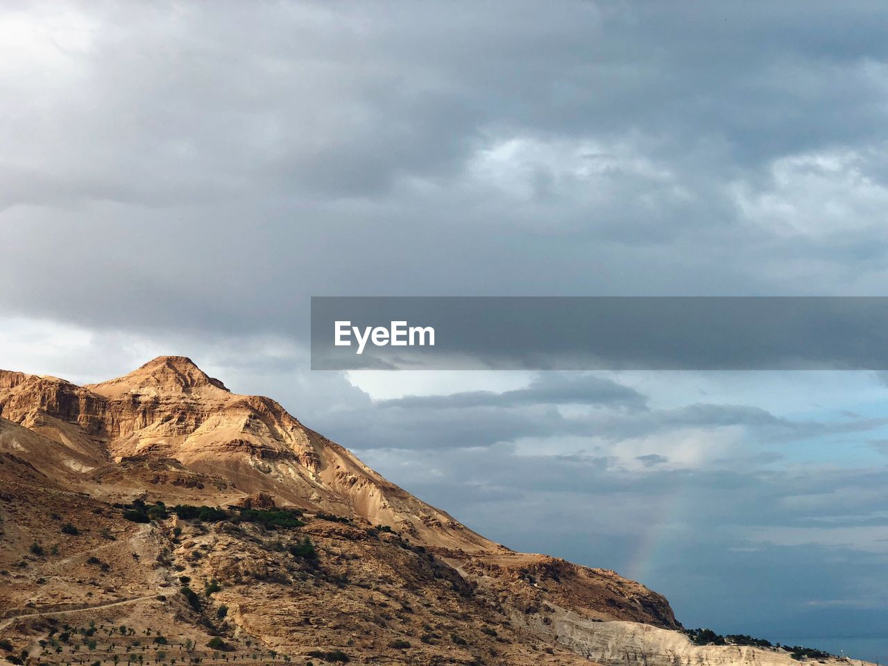 Scenic view of mountain against sky