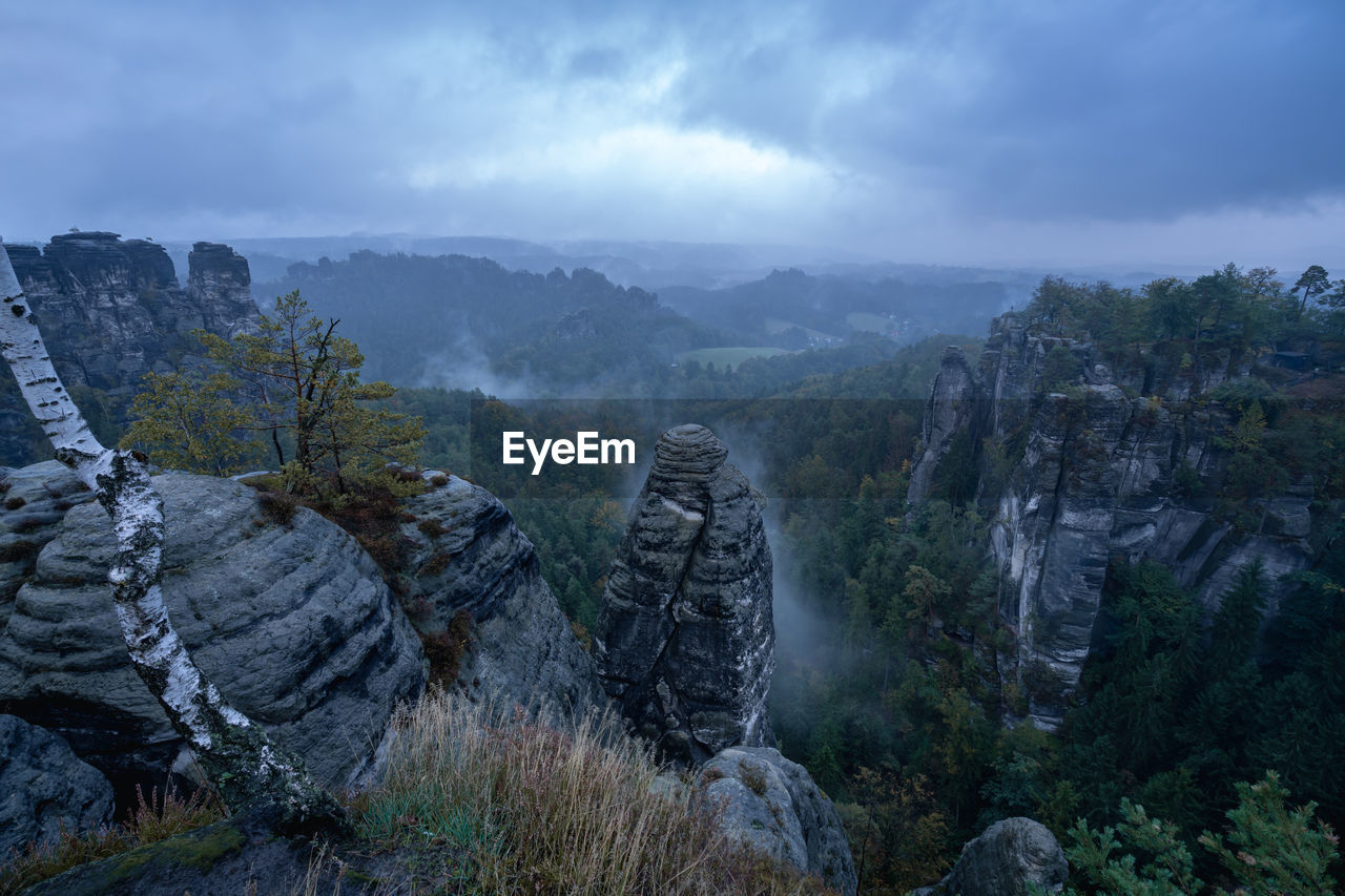 Panoramic view of landscape against sky