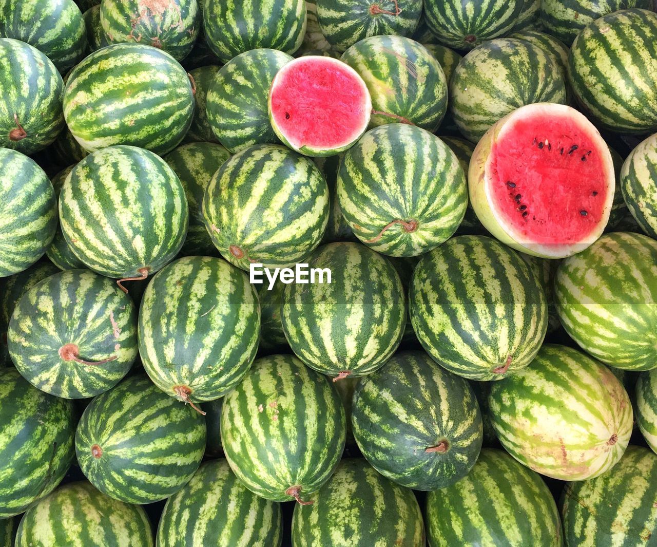 Full frame shot of watermelons for sale