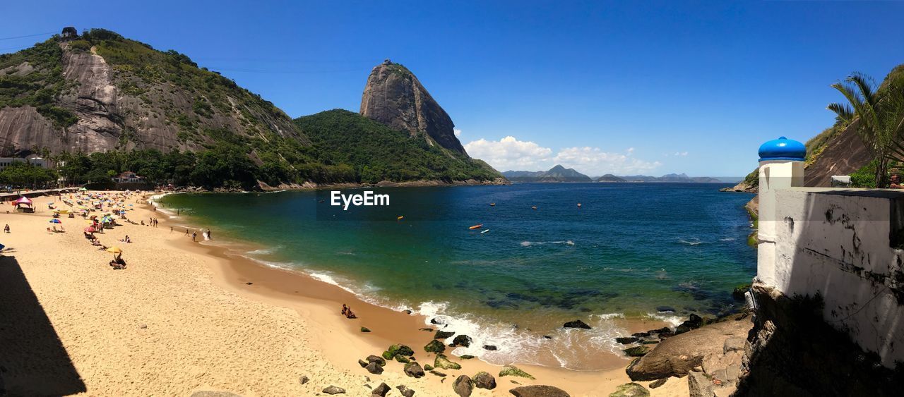 PANORAMIC VIEW OF SEA
