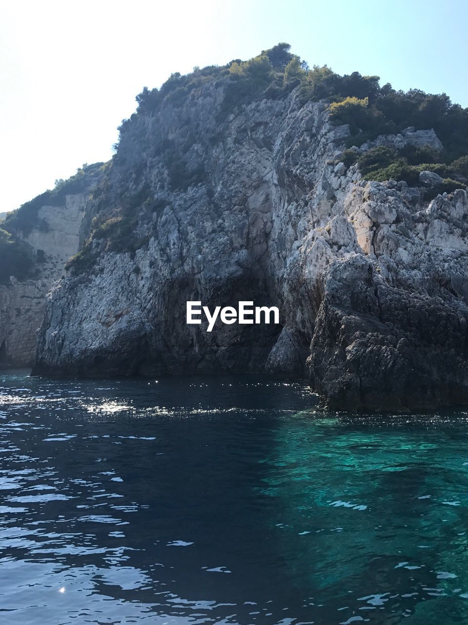 SCENIC VIEW OF SEA AND MOUNTAINS