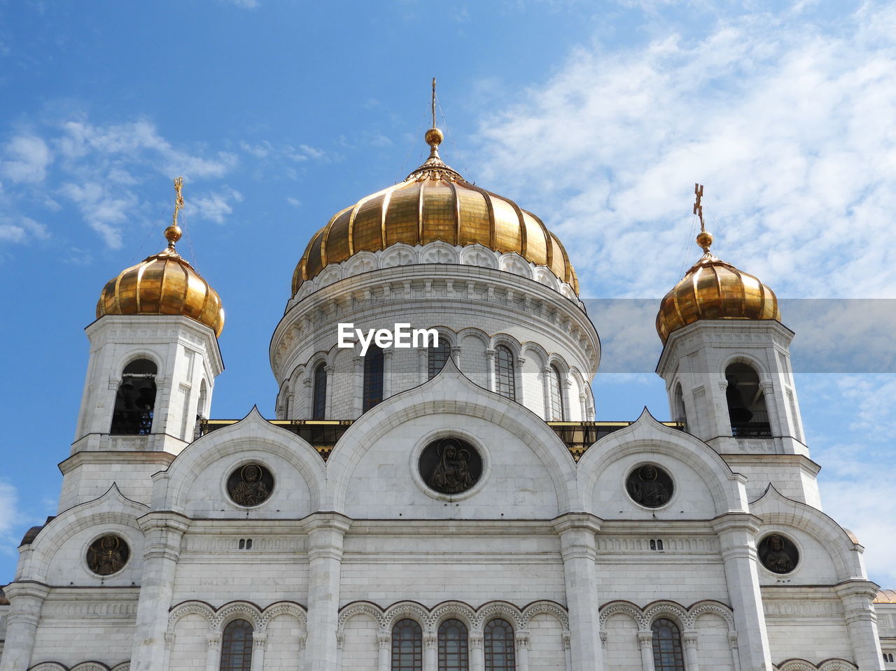 Domes of cathedral of christ the saviour