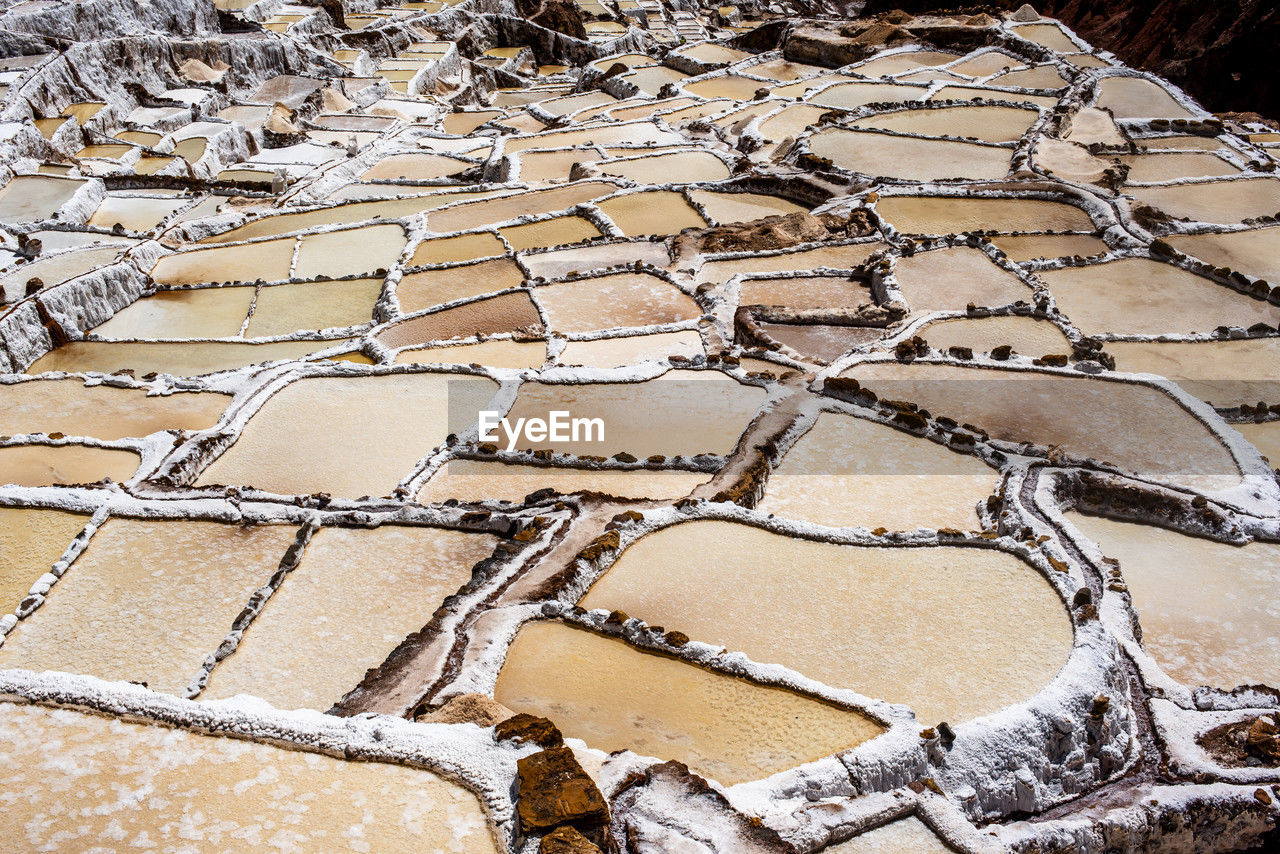 full frame shot of cobblestone street