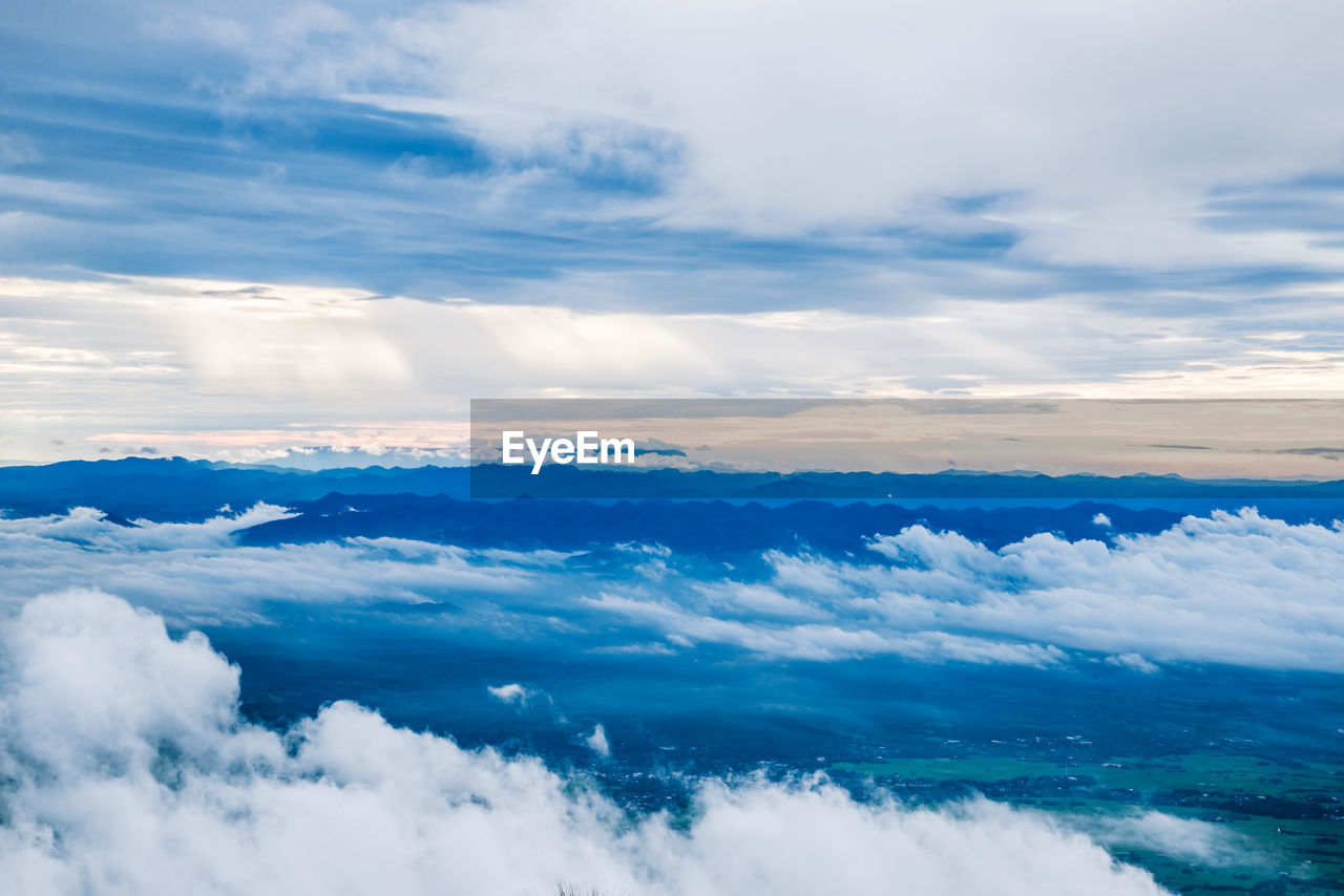 Scenic view of cloudscape against sky