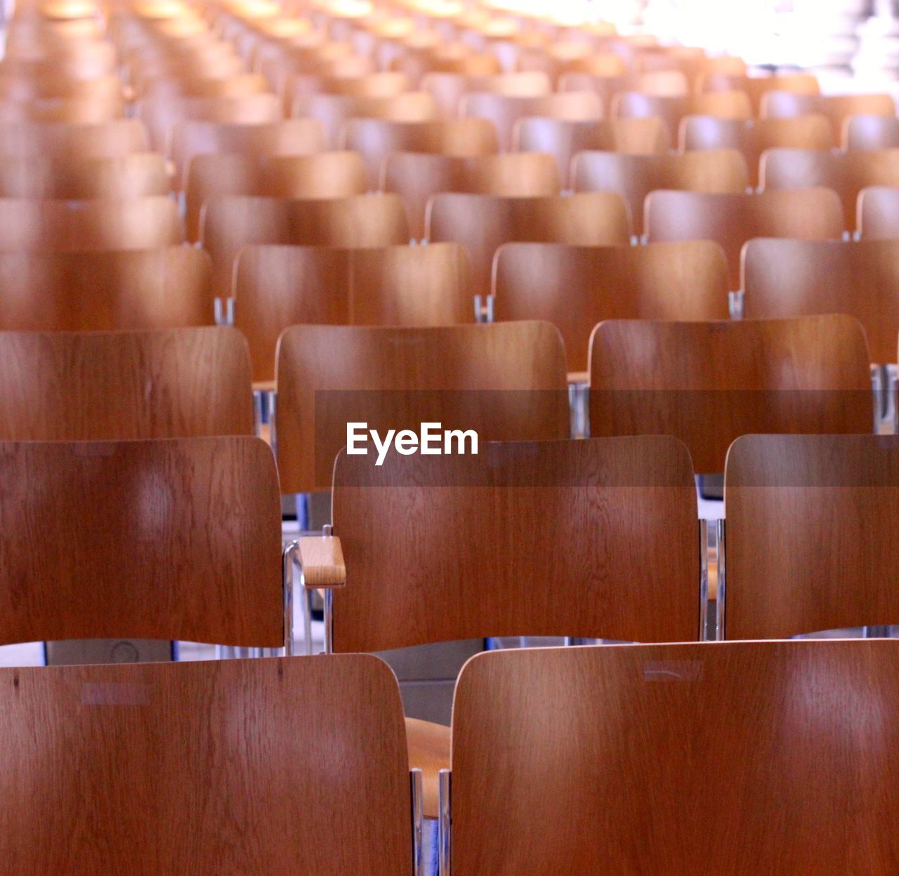 Empty seats at auditorium