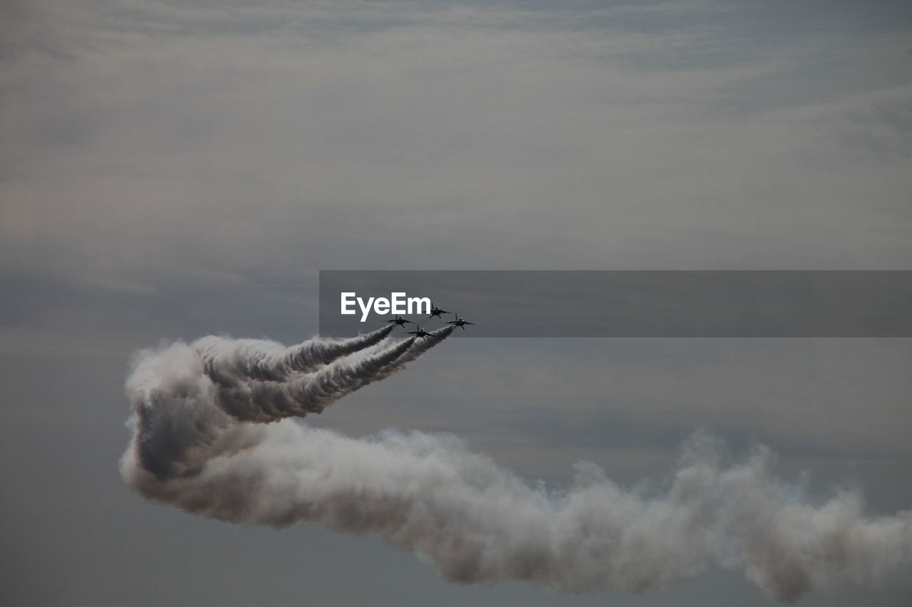 Airplane flying in sky