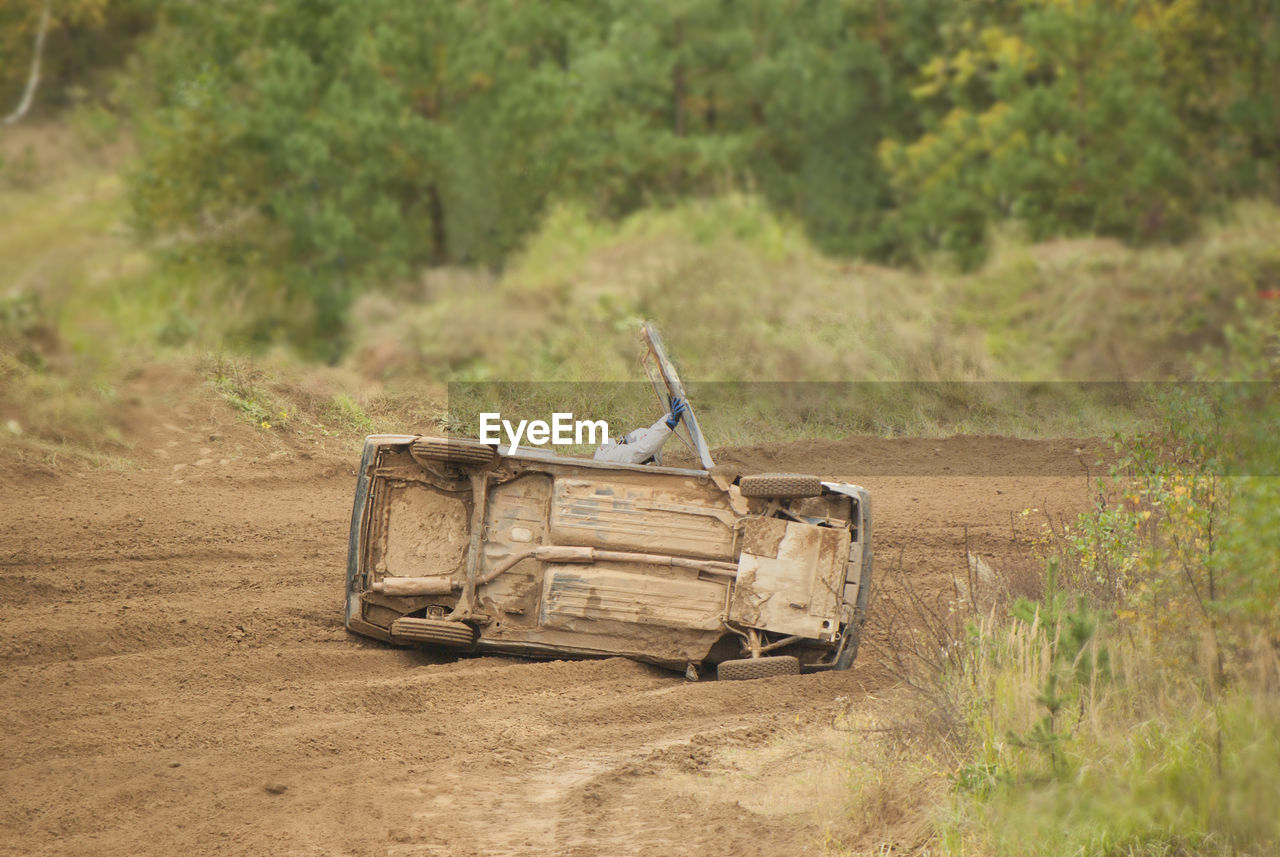 TRACTOR IN FIELD