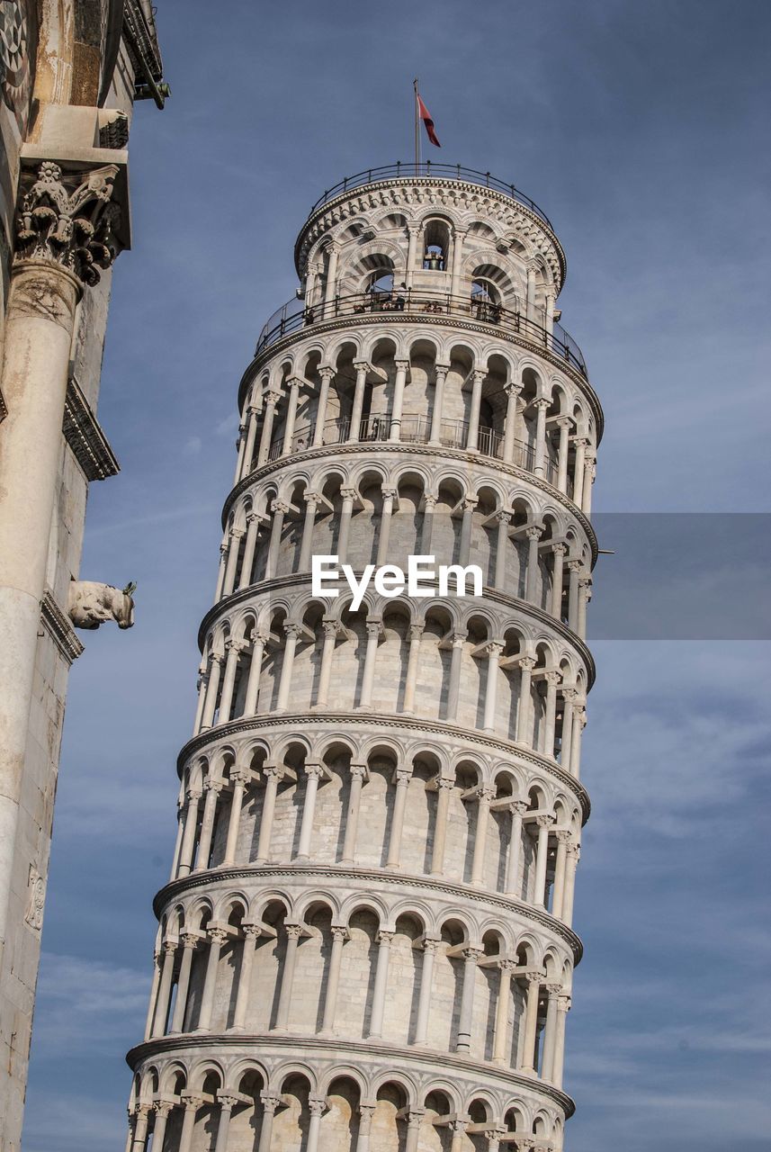 The leaning tower of pisa in italy