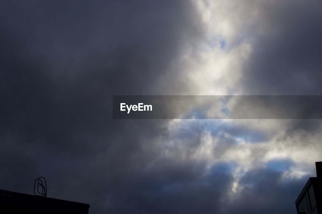 LOW ANGLE VIEW OF STORM CLOUDS