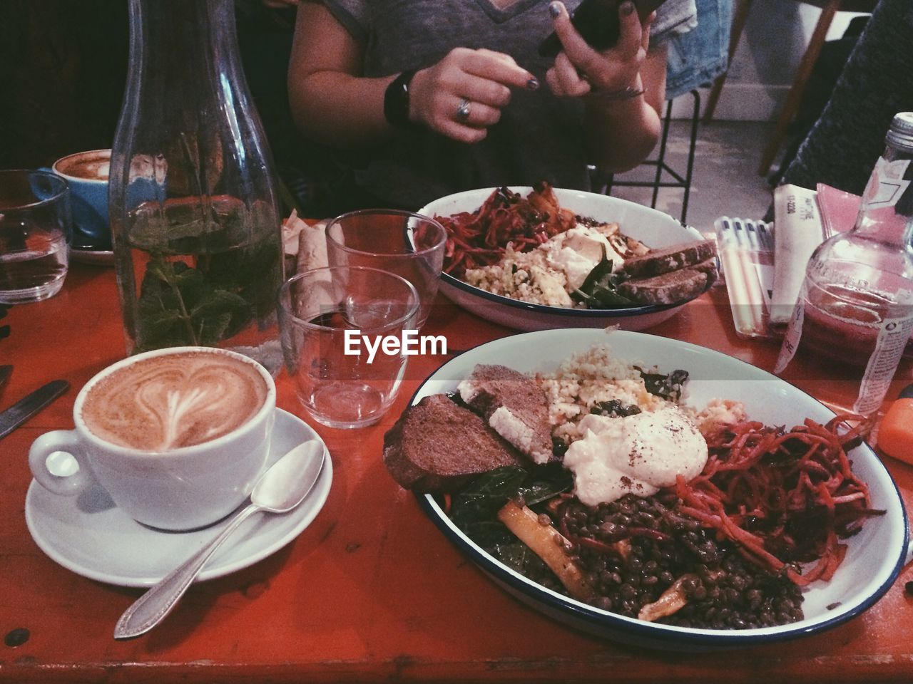 FOOD SERVED IN RESTAURANT