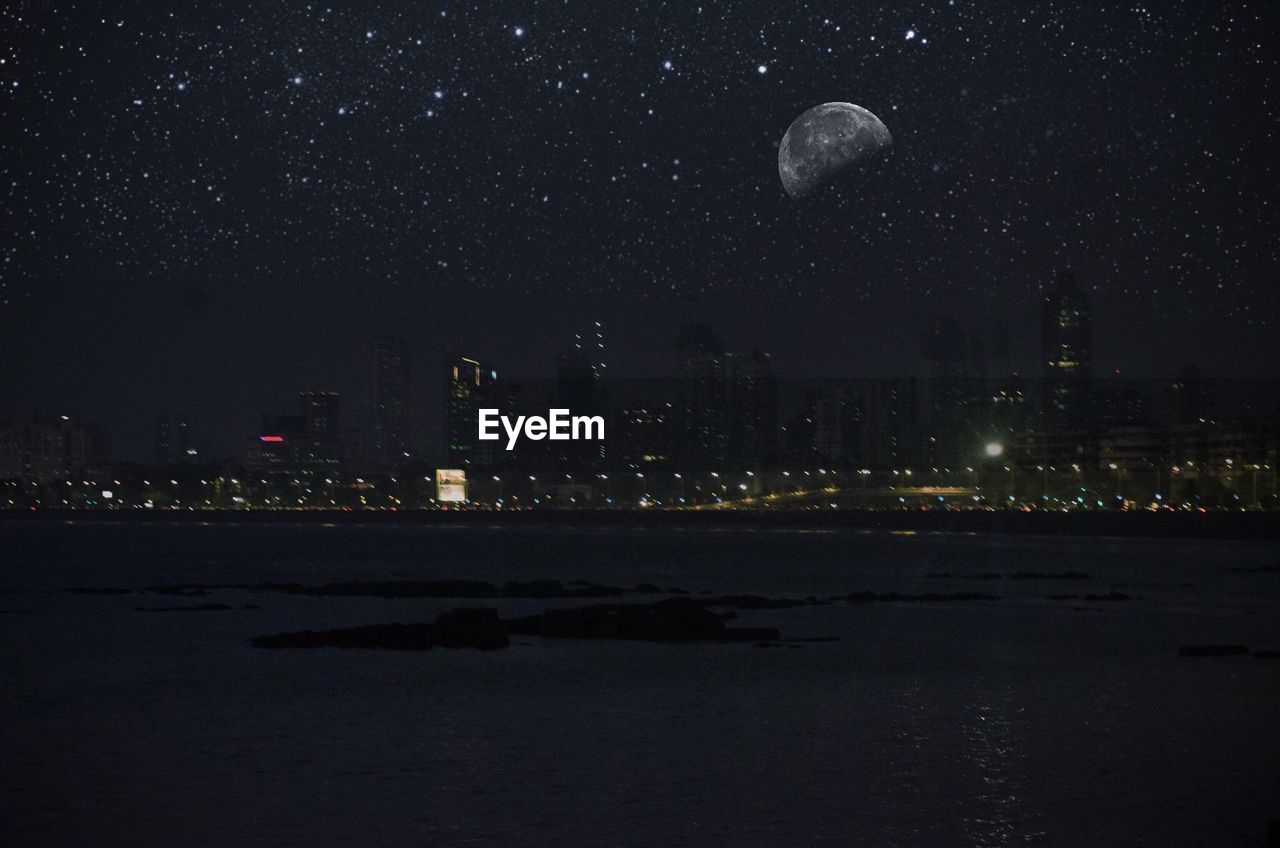 SCENIC VIEW OF STAR FIELD AGAINST SKY AT NIGHT