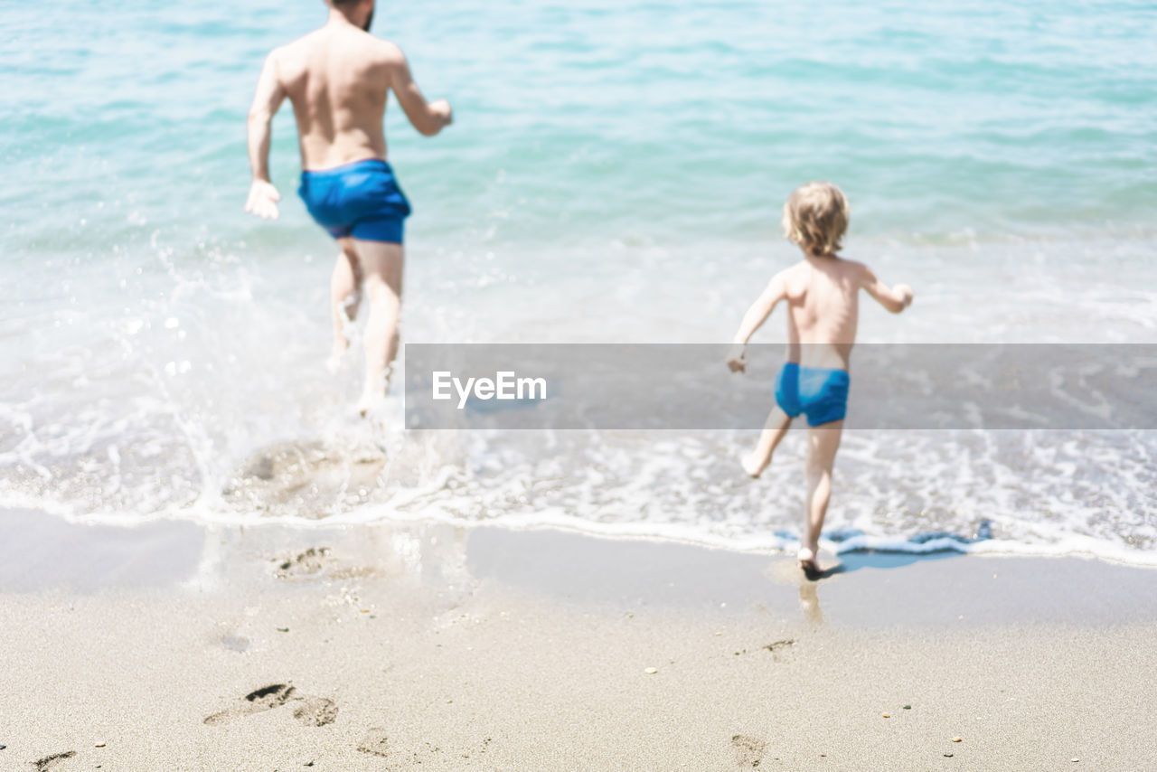 Summer beach vacation, childhood lifestyle , holiday travel, beach scene concept