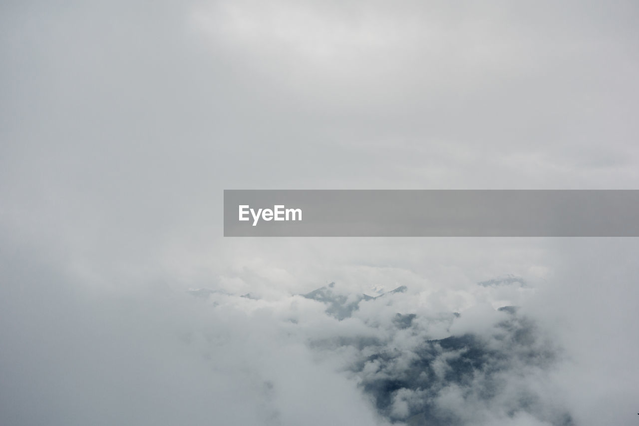 Low angle view of clouds in sky