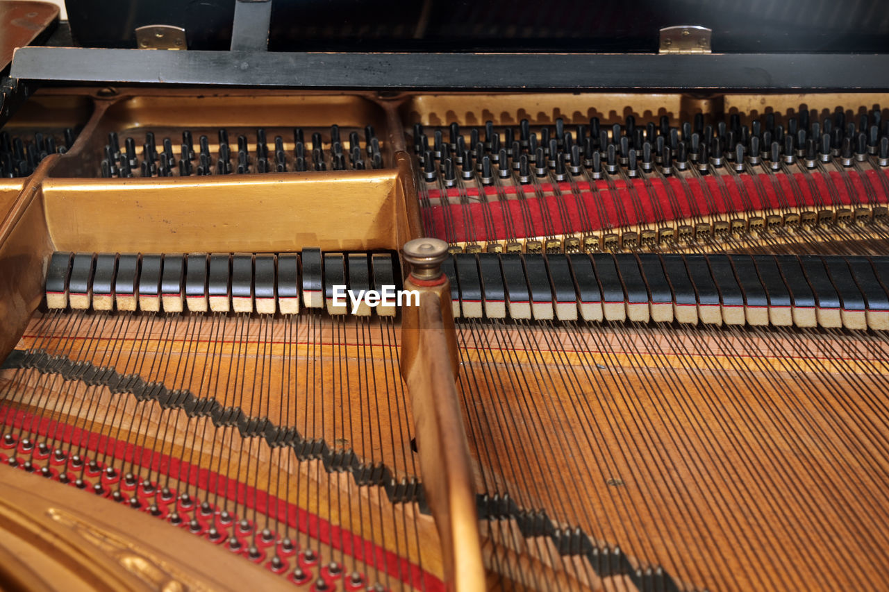 music, electronic device, musical instrument, arts culture and entertainment, keyboard, musical equipment, piano, computer component, indoors, string instrument, no people, wood, grand piano, piano key