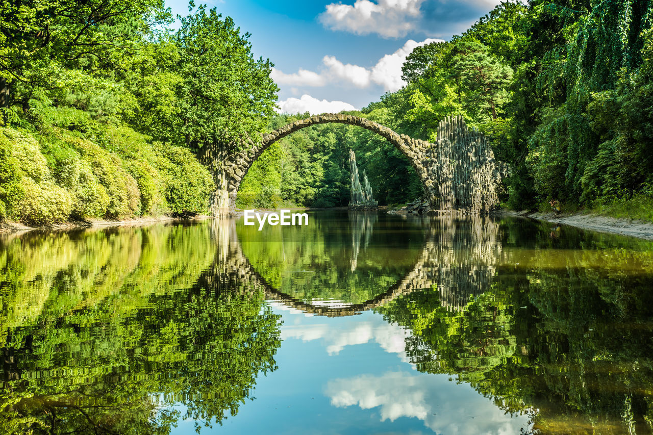 Rakotz bridge. rakotzbrucke. devil's bridge. germany. high quality photo