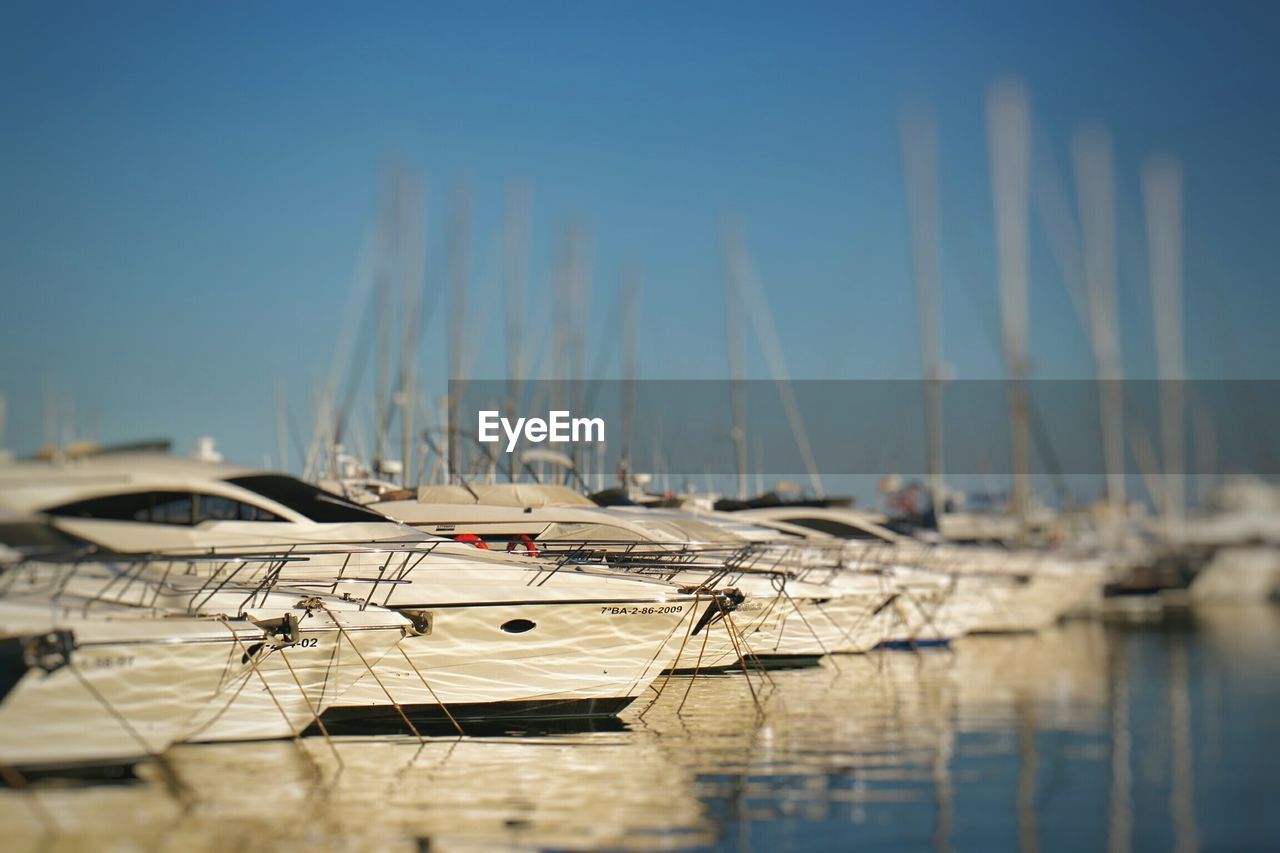 Yacht at moored