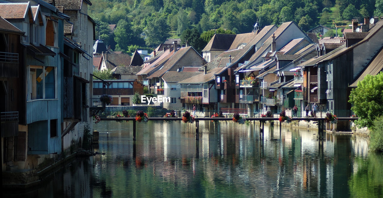 View of houses on waterfront