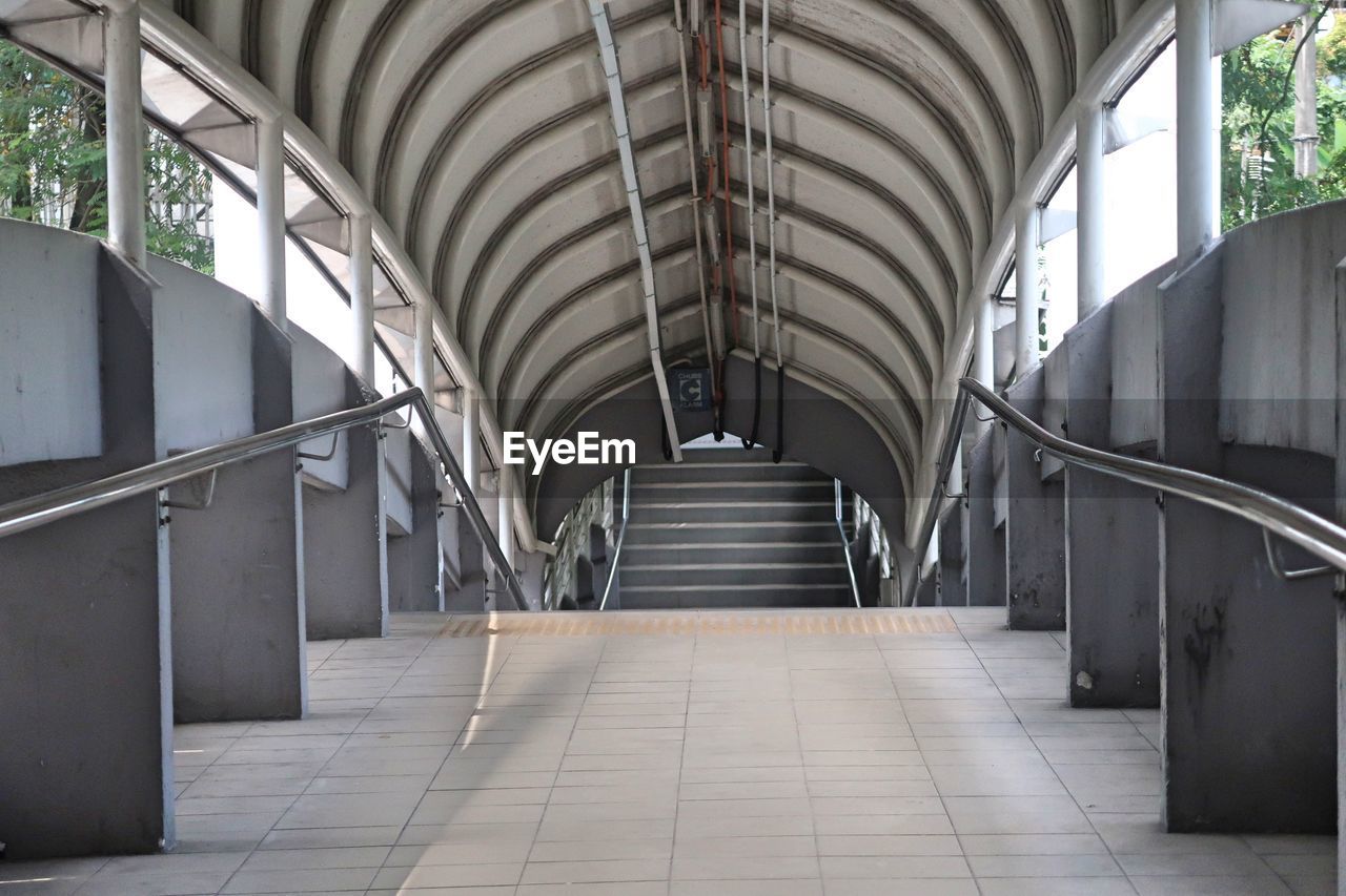 INTERIOR OF EMPTY CORRIDOR