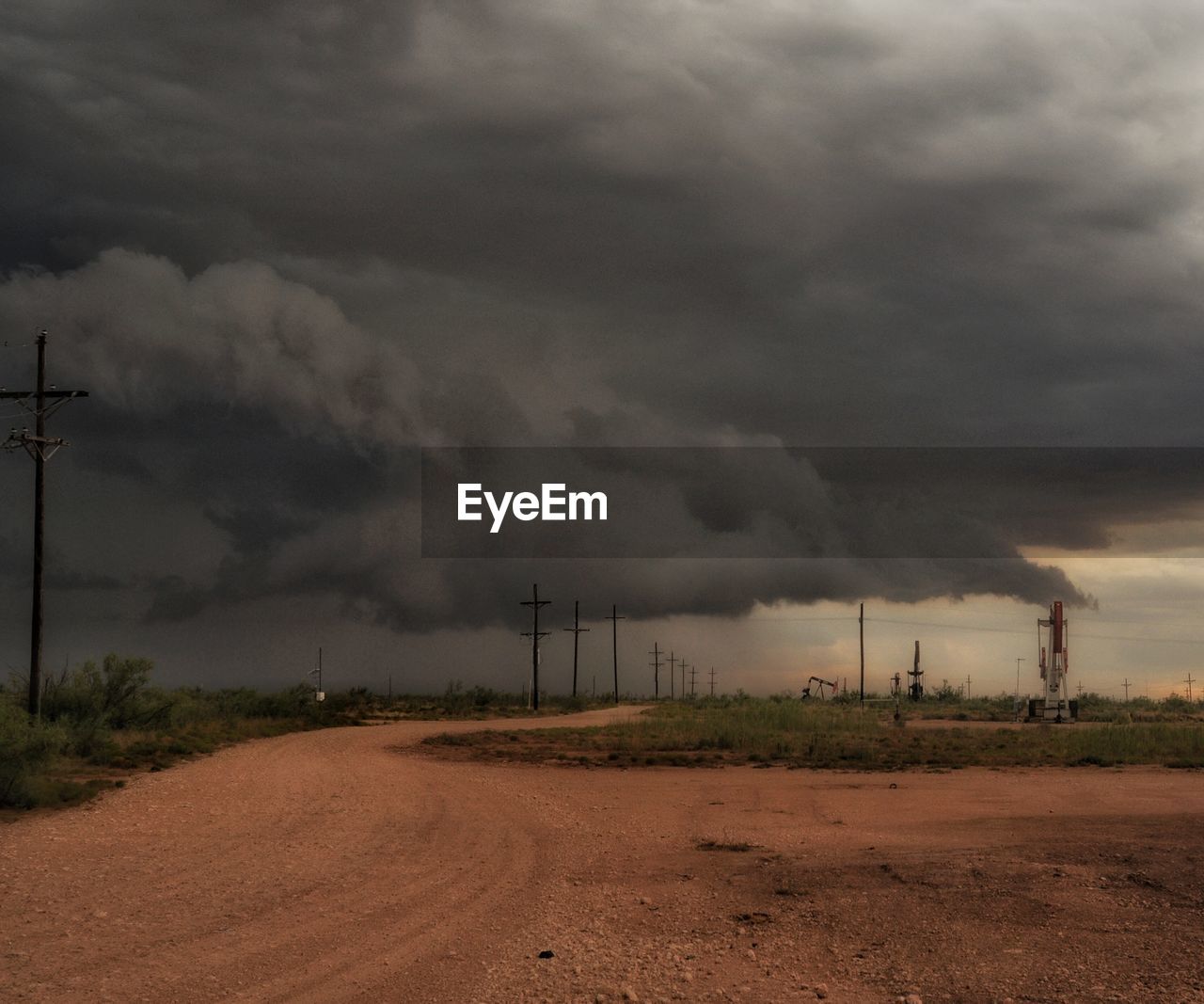 VIEW OF CLOUDY SKY OVER LANDSCAPE