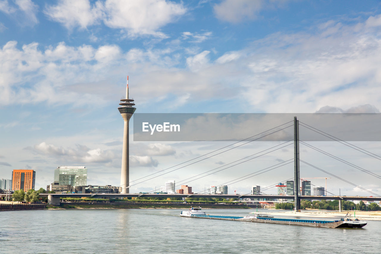 BRIDGE OVER RIVER IN CITY