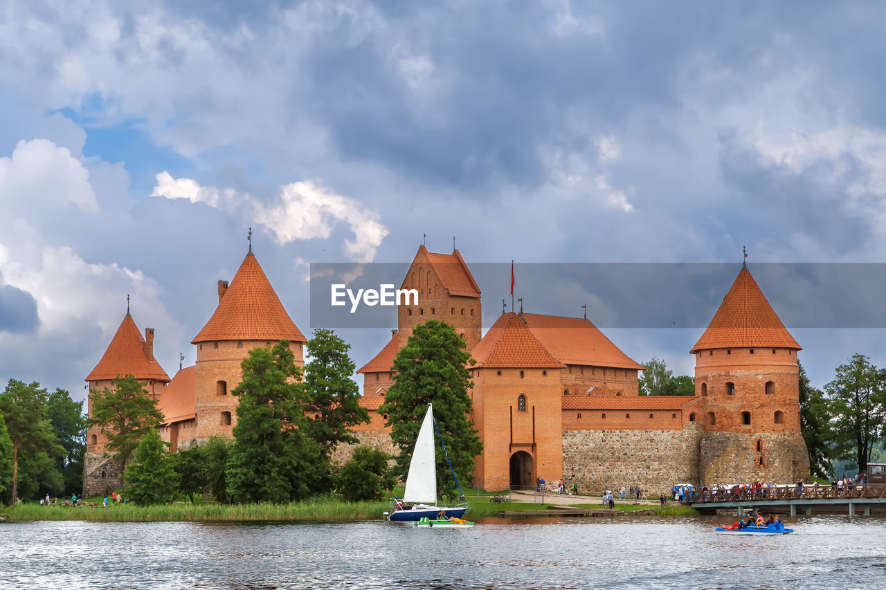 Trakai island castle is an island castle located in trakai, lithuania