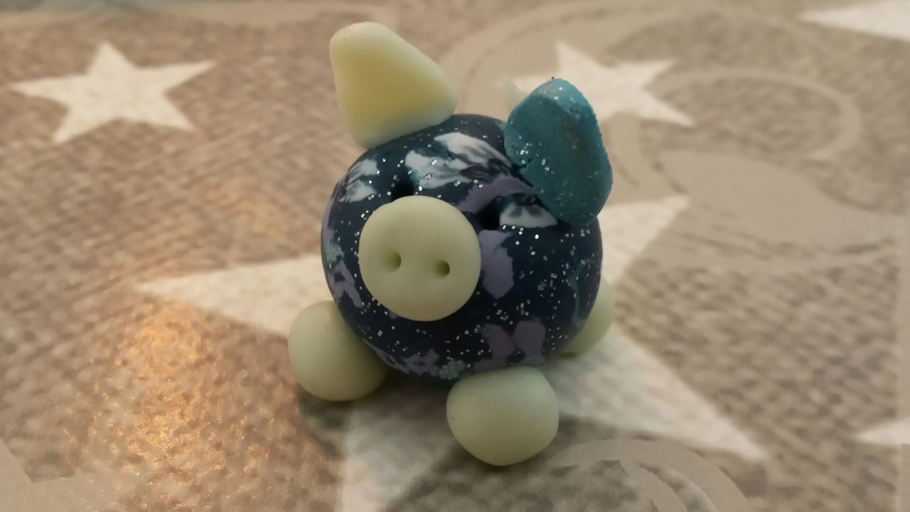 Close-up of decoration on table