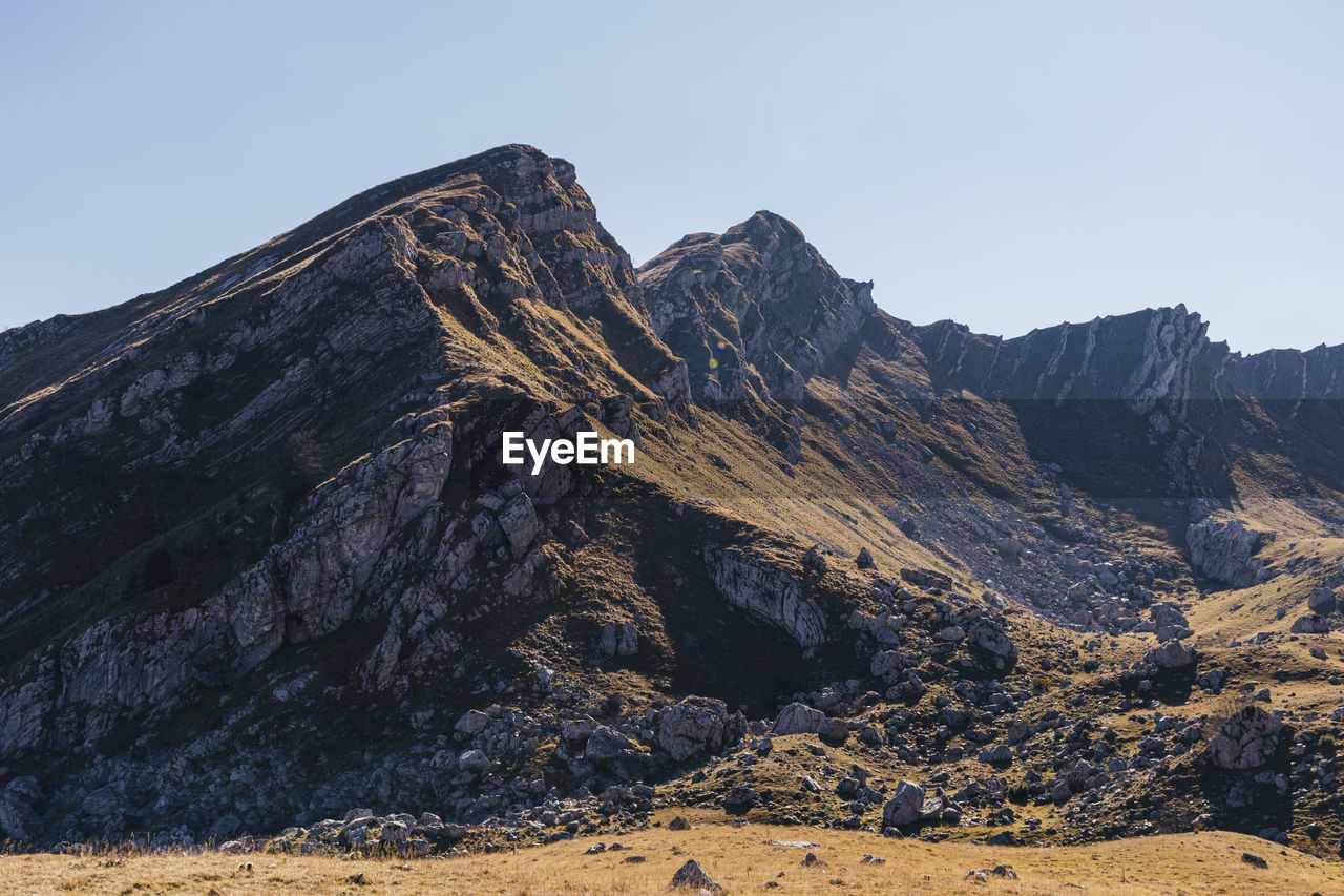 SCENIC VIEW OF MOUNTAIN AGAINST SKY
