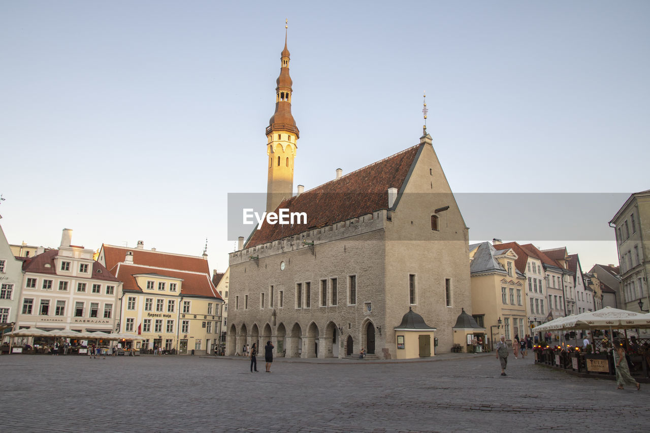 The town hall aquare in tallinn, estonia