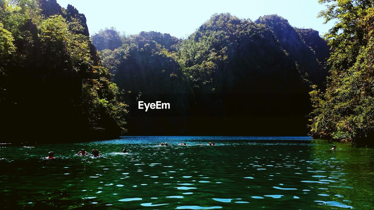 Rocks at kayangan lake