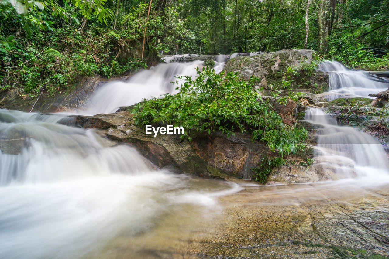 SCENIC VIEW OF WATERFALL