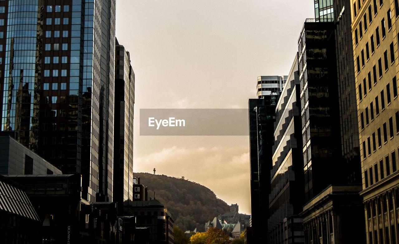 MODERN BUILDINGS AGAINST SKY