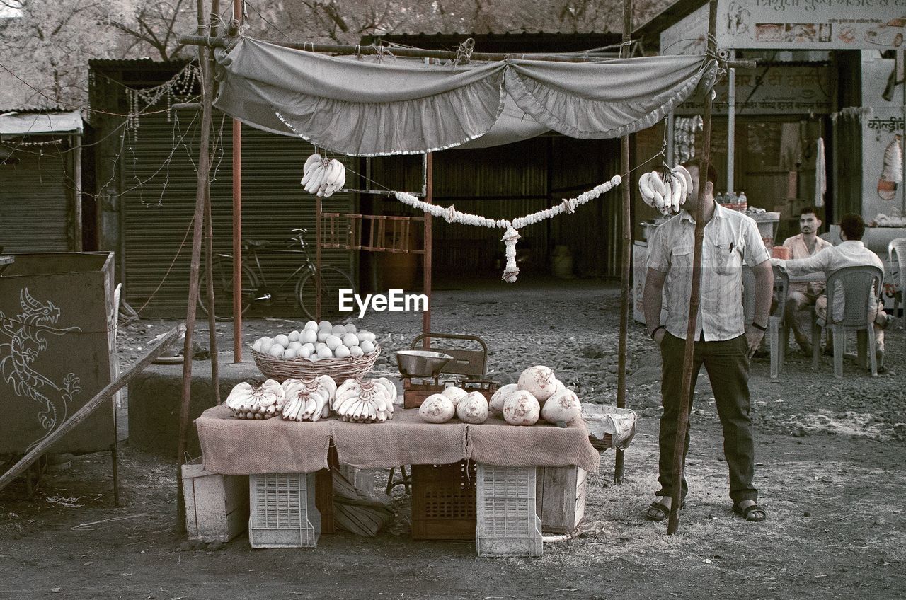 Man selling fruits on the street