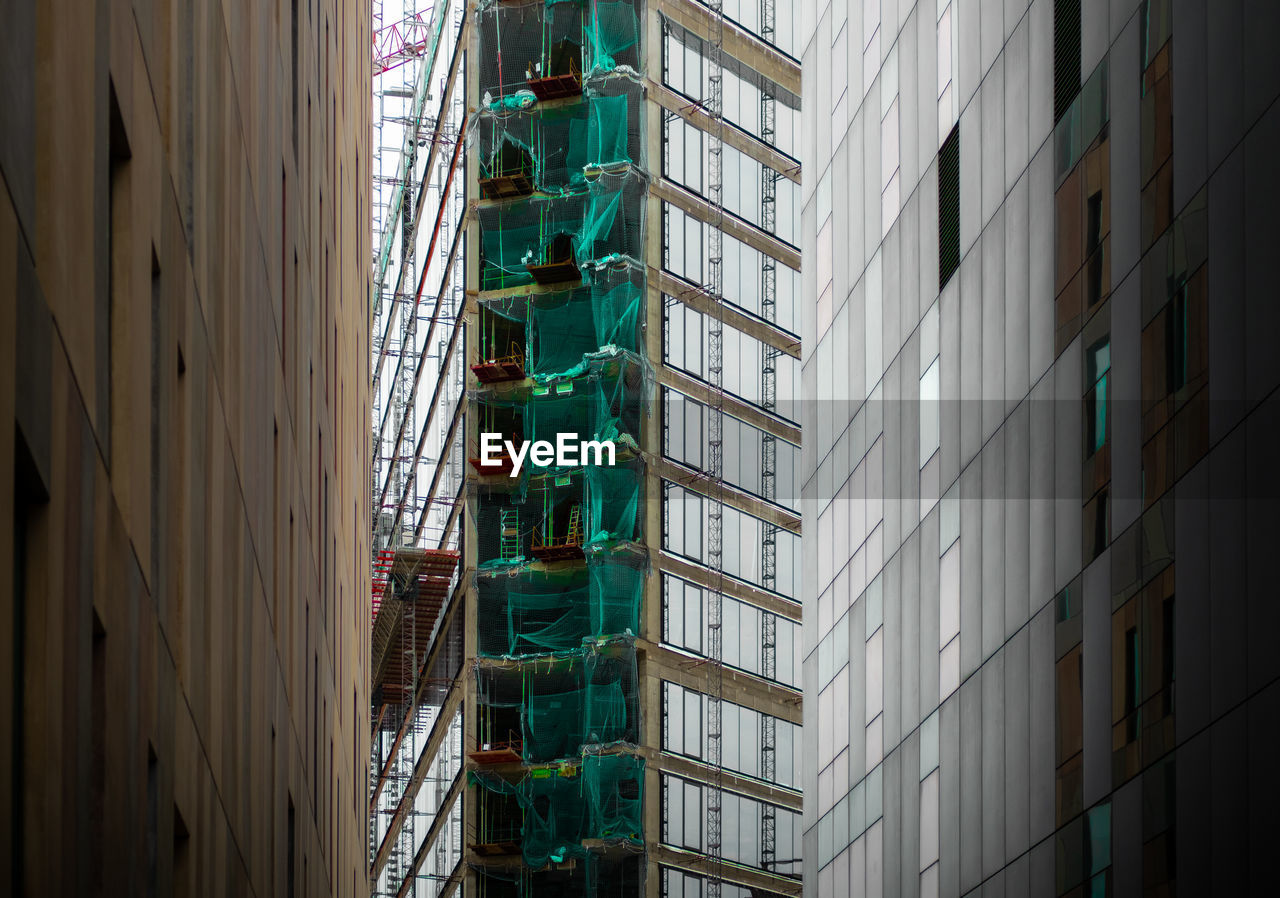 Low angle view of construction site