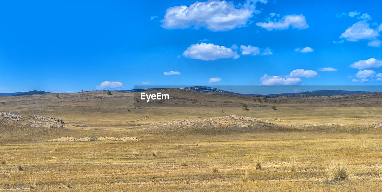 SCENIC VIEW OF ARID LANDSCAPE AGAINST SKY