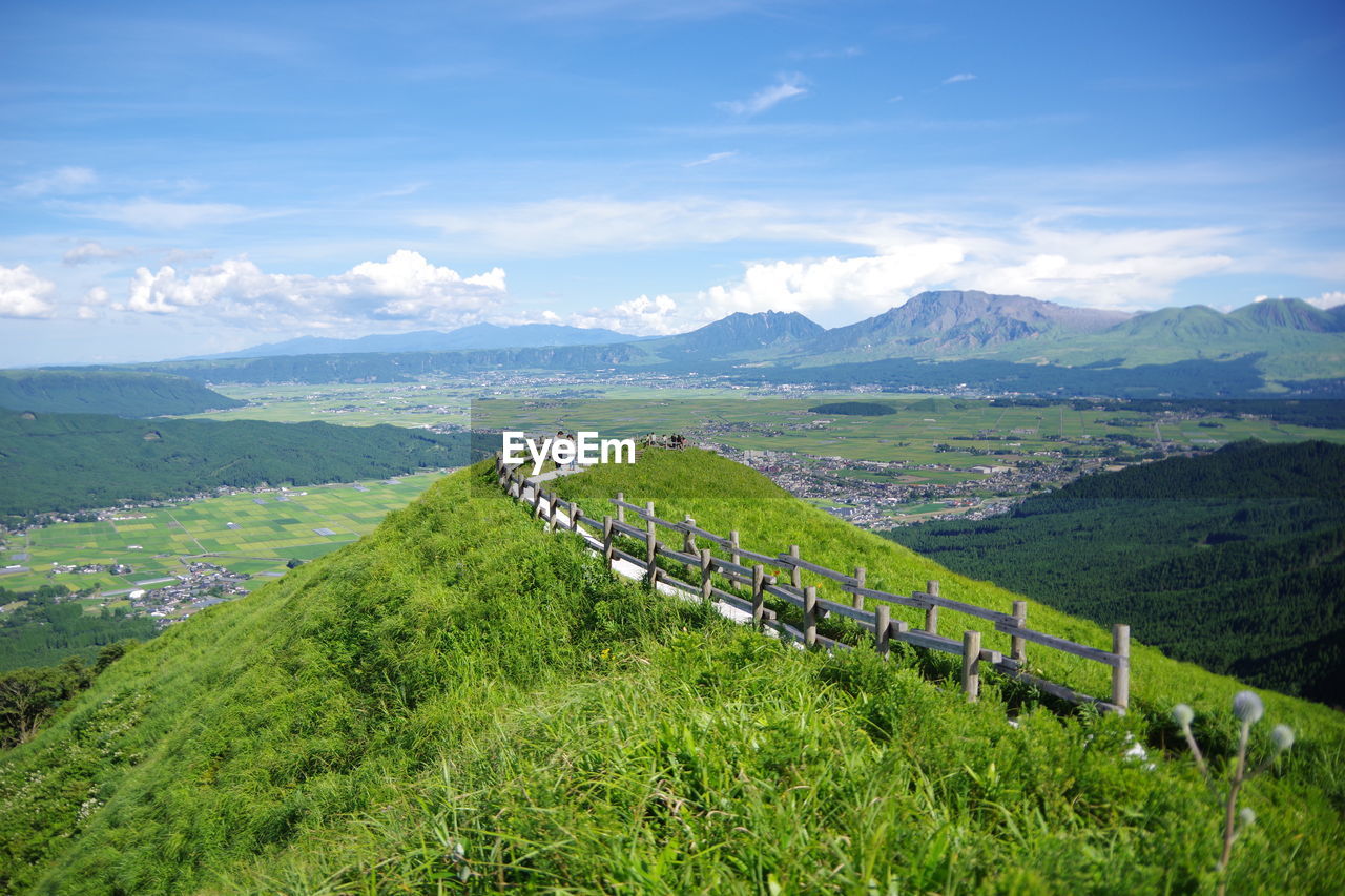 Scenic view of landscape against sky