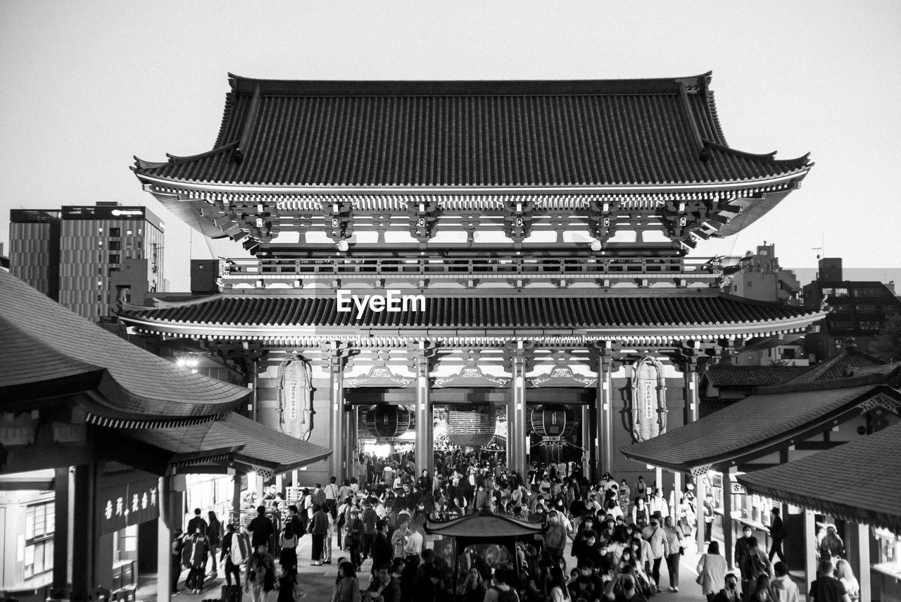 People in city of asakusa