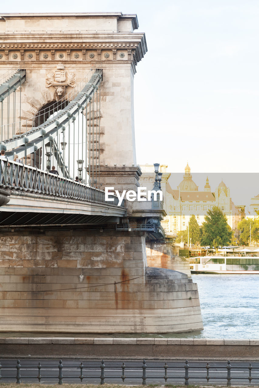 BRIDGE OVER RIVER IN CITY